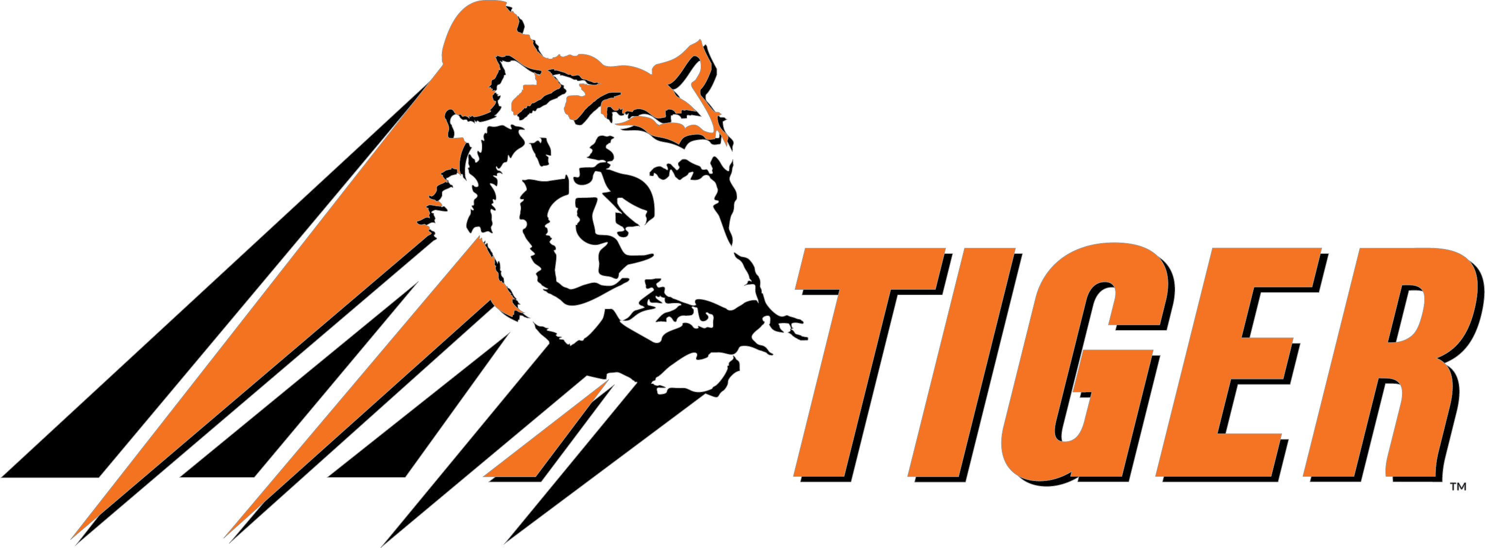Tiger Sanitation logo with Black - For light backgrounds